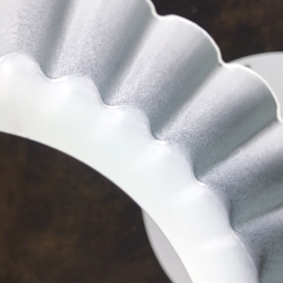 NWOT Quiche tartlet pie flutted pans light mint green non stick removable bottom - Picture 4 of 12